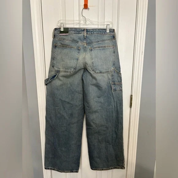 NWT Women’s Wild Fable Low Rise Baggy Jean, Sz 6, Rigid Denim - Picture 3 of 5